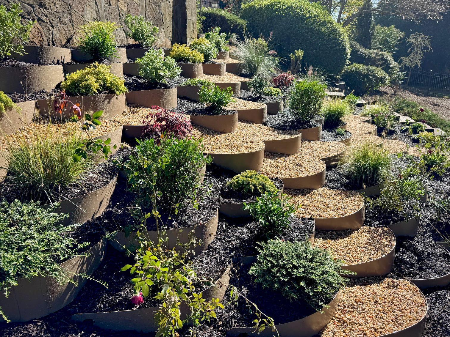 Erosion Control: Terracing Your Hillside | alternatives to retaining ...