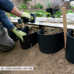 DIRT LOCKER® MINI: (NOW INCLUDES GARDEN PINS - NO J HOOKS NEEDED)