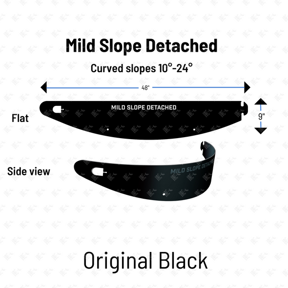 DIRT LOCKER® MILD SLOPE (Detached):  For Curved Slopes 10°- 24°