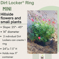 DIRT LOCKER® MINI: Hillside Ornamental Gardening