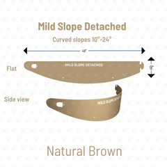 DIRT LOCKER® MILD SLOPE (Detached):  For Curved Slopes 10°- 24°