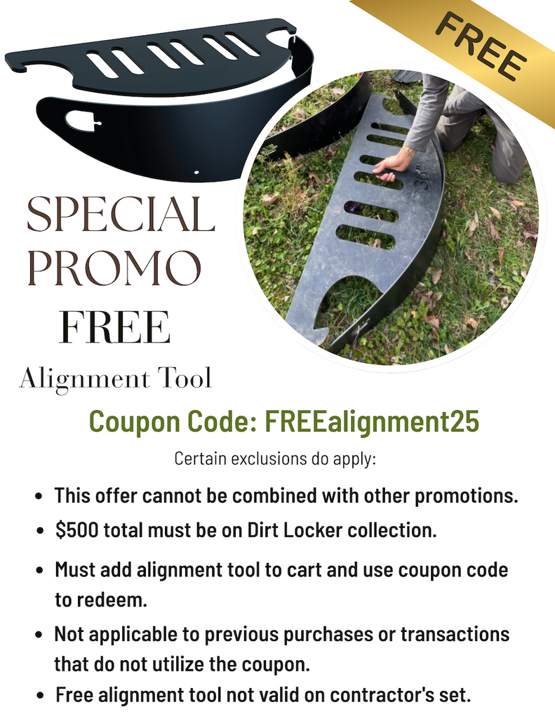 DIRT LOCKER® Alignment Tool – Row‑Leveling Aid for Erosion‑Control