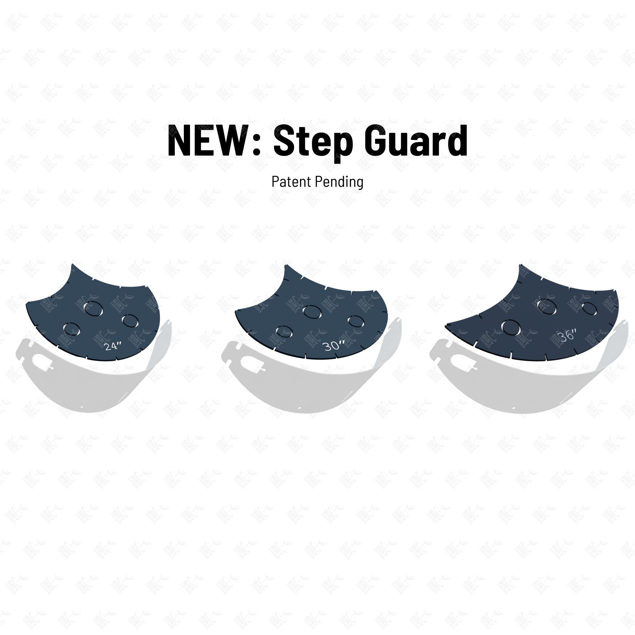 DIRT LOCKER® Step Guard – Snap‑In Recycled Stair Frame for Networked ...