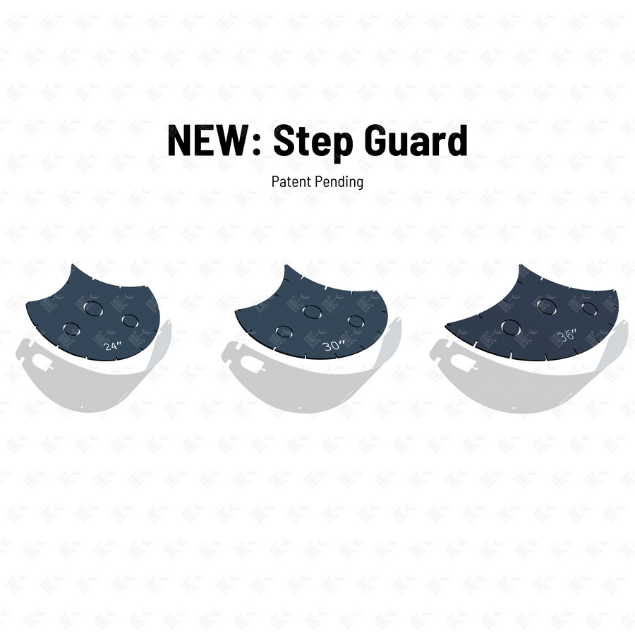 DIRT LOCKER® Step Guard – Snap‑In Recycled Stair Frame for Networked ...