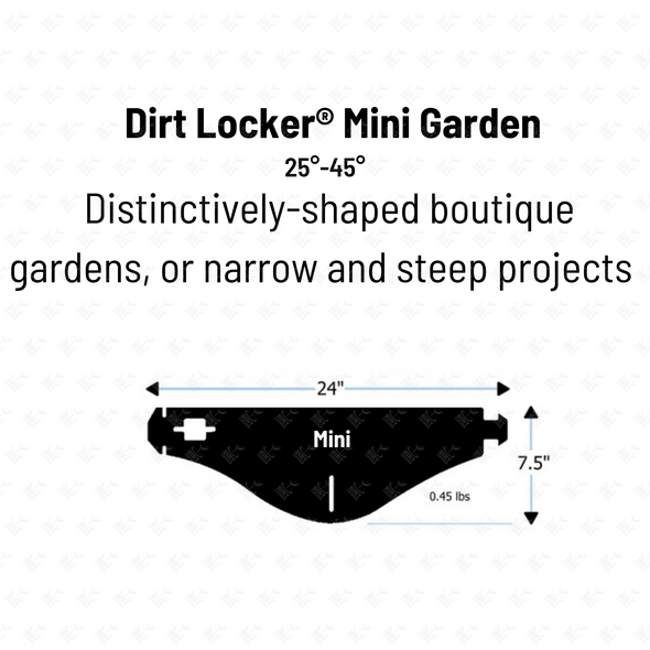 DIRT LOCKER® MINI GARDEN: Hillside Ornamental Gardening