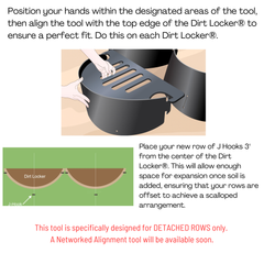 DIRT LOCKER® MILD SLOPE (Detached):  For Curved Slopes 10°- 24°