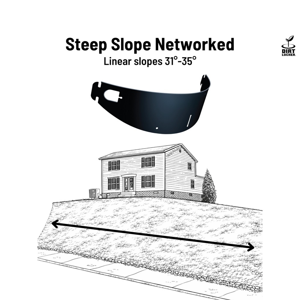DIRT LOCKER®  Steep  Slope  Networked